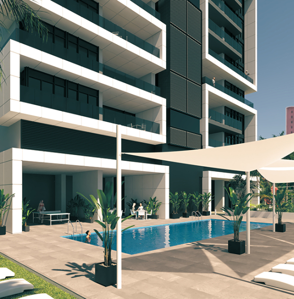 LUXUSNÍ BYT VE SLIM TOWER-BENIDORM