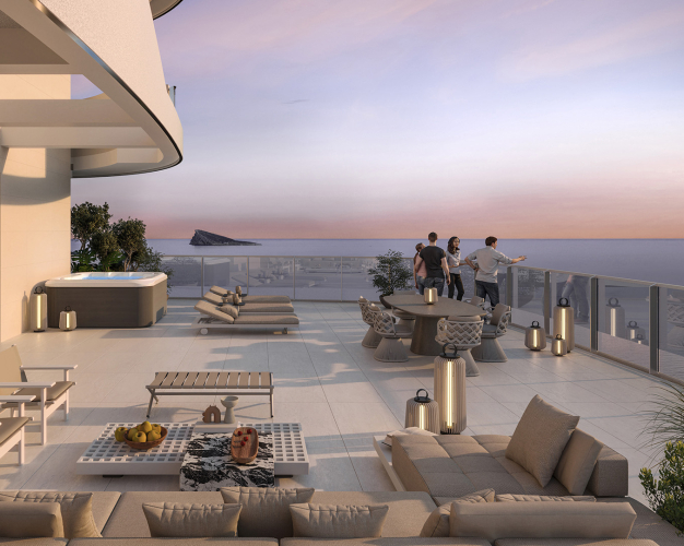 LUXUSNÍ BYT V MRAKODRAPU TM TOWER-BENIDORM