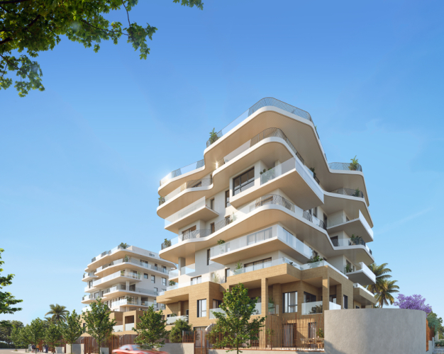 LUXUSNÍ BYT SE ZAHRADOU V REZIDENCI ASTER-VILLAJOYOSA,oblast Alicante