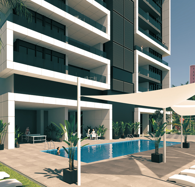LUXUSNÍ BYT VE SLIM TOWER-BENIDORM