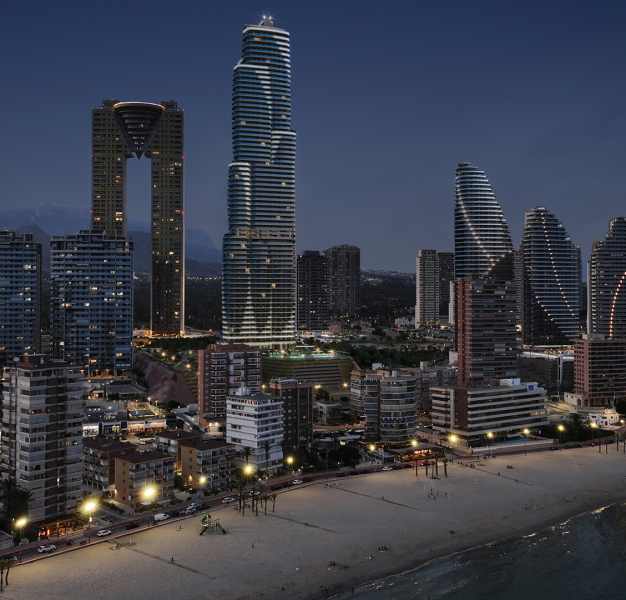 LUXUSNÍ BYT V MRAKODRAPU TM TOWER-BENIDORM